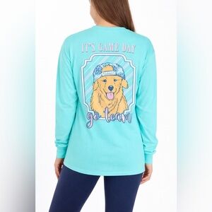 Game Day Dog Graphic Long Sleeve Tee